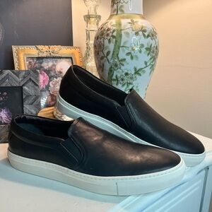 Good Man Brand Edge Slip On Sneaker loafers in black